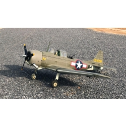 Samolot A-24 Banshee (Dautless SBD) (klasa 46 EP-GP)(z pilotami i z karabinami) ARF - VQ-Models